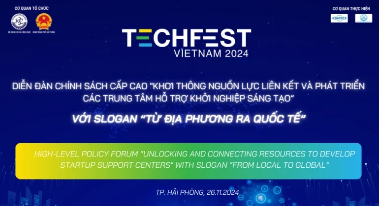 Diễn đàn chính sách cấp cao về khởi nghiệp sáng tạo - TECHFEST 2024