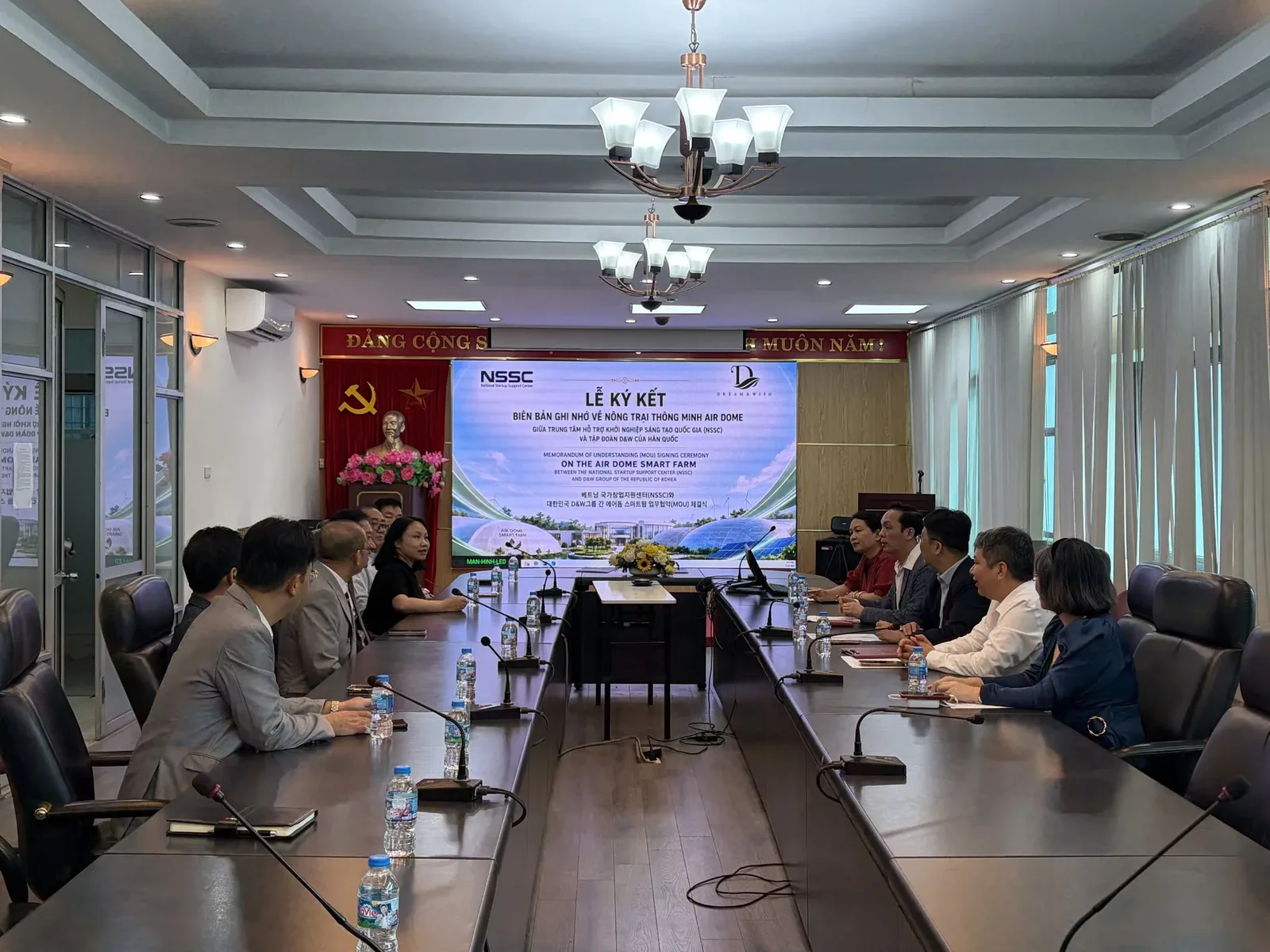 NSSC thúc đẩy phát triển nông trại thông minh Air Dome tại Việt Nam