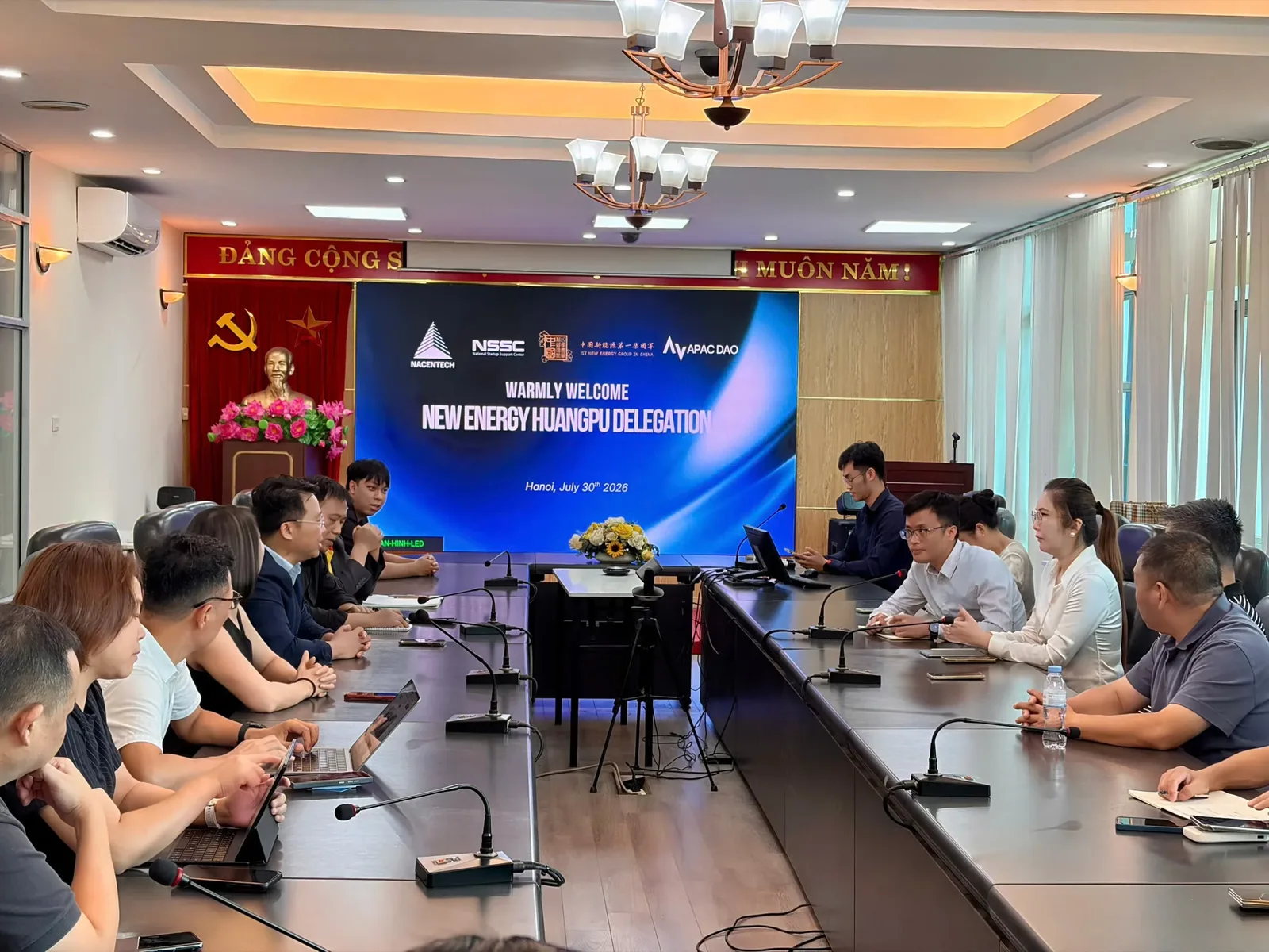 NSSC đón tiếp đoàn doanh nghiệp New Energy Huangpu, thúc đẩy hợp tác trong lĩnh vực năng lượng mới NSSC đón tiếp đoàn doanh nghiệp New Energy Huangpu, thúc đẩy hợp tác trong lĩnh vực năng lượng mới