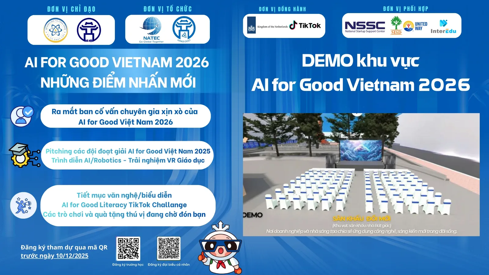 LỄ PHÁT ĐỘNG CHƯƠNG TRÌNH GIÁO DỤC & CUỘC THI AI FOR GOOD VIỆT NAM 2026