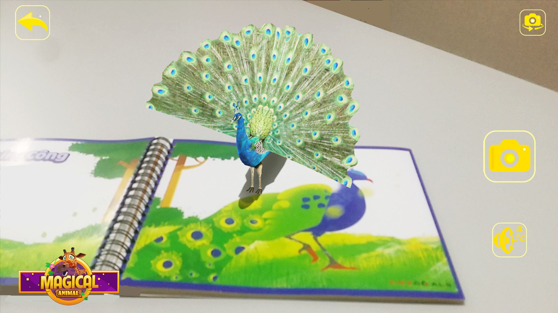 Sách tương tác thực tế ảo MagicBook – Thế giới động vật 4D