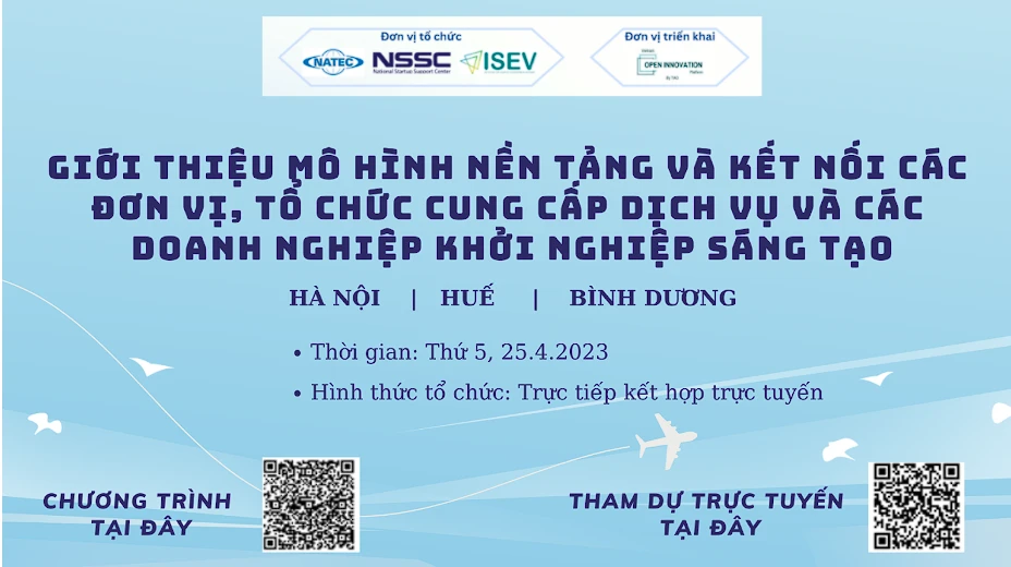 Hội nghị giới thiệu mô hình nền tảng đổi mới sáng tạo mở và kết nối startup với các đơn vị cung cấp dịch vụ